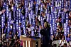 Democratic presidential candidate, U.S. Vice President Kamala Harris arrives to speak on stage during the final day of the Democratic National Convention at the United Center on August 22, 2024 in Chicago, Illinois.