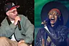 The alchemist and Erykah Badu in side by side images.