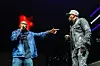 GZA and RZA of Wu-Tang Clan perform on stage at The OVO Hydro on June 12, 2023 in Glasgow, Scotland.