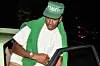 Tyler, The Creator is seen outside the GQ Men of the Year party at Bar Marmont on November 14, 2024 in Los Angeles, California.