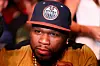 50 Cent attends the Steve Cunningham versus Antonio Tarver bout during the Premier Boxing Champions Heavyweight bout at the Prudential Center on August 14, 2015 in Newark, New Jersey.