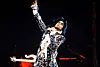 Prince plays his Sign O The Times concert at the Palais Omnisports in Paris on June 13, 1987 in Paris, France.