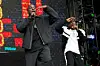 Pusha T and No Malice of Clipse perform during Roots Picnic 2025 at The Mann at Fairmount Park on June 01, 2025 in Philadelphia, Pennsylvania.