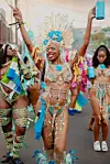 Atendees of Grenada's Carnival of Rebellion and Reinvention.