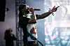 Skepta performs during day four of Glastonbury festival 2025 at Worthy Farm, Pilton on June 28, 2025 in Glastonbury, England.