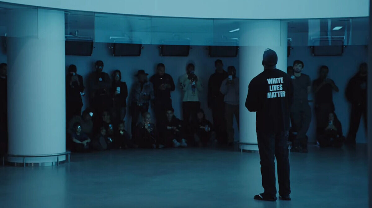 Kanye West Wears 'White Lives Matter' Shirt At YZY Fashion Show